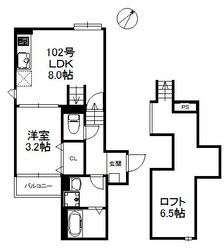 クレア多の津の物件間取画像